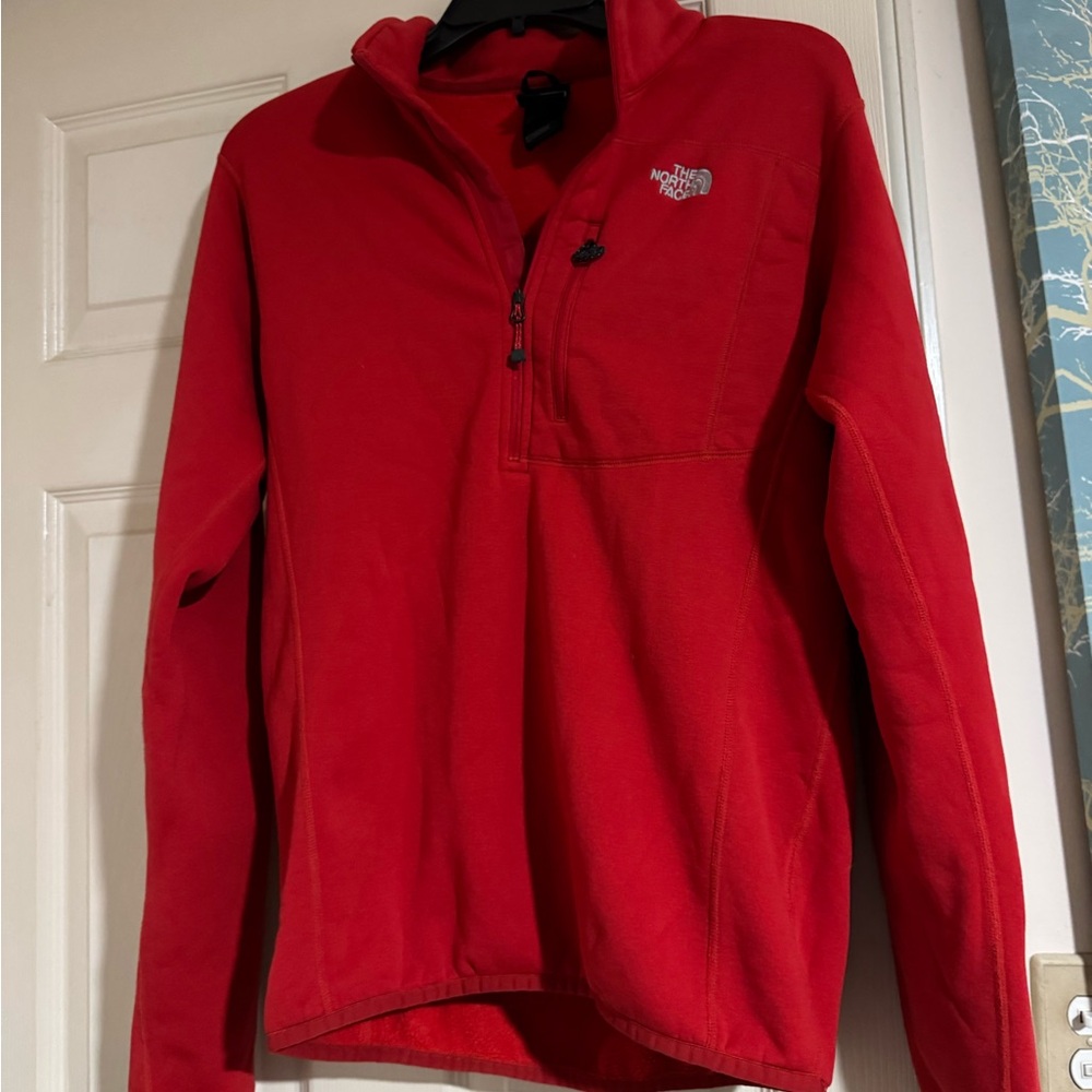 The North Face Vibrant Red Fleece Top